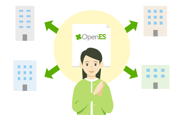 OpenESを複数企業に同時提出で、効率的に就職活動！